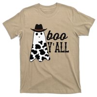 Boo Yall Ghost Scary Western Cowboy Cowgirl Funny Halloween T-Shirt