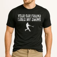 Baseball Your Girlfriend Likes My Swing Cooling Performance Crew T-Shirt