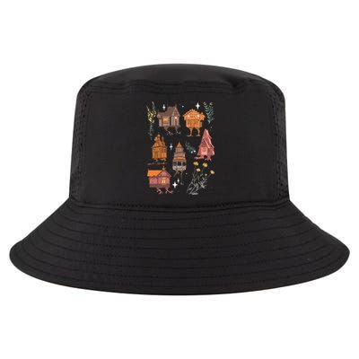 Baba Yaga Houses Cool Comfort Performance Bucket Hat