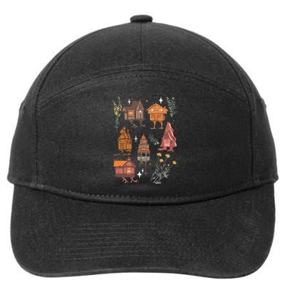 Baba Yaga Houses 7-Panel Snapback Hat