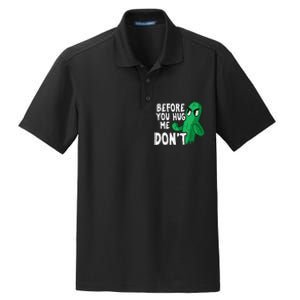 Before you hug me don't – Sarcasm quote no hugs not a hugger Dry Zone Grid Polo