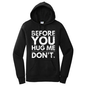 Before You Hug Me DonT Sarcastic St Patricks Day Women's Pullover Hoodie