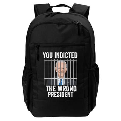 Biden You Indicted The Wrong President Funny Backpack
