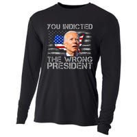 Biden You Indicted The Wrong President Cooling Performance Long Sleeve Crew