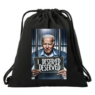 Biden You Indicted The Wrong President Drawstring Bag