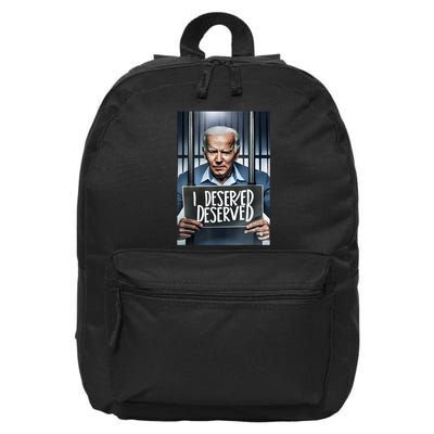 Biden You Indicted The Wrong President 16 in Basic Backpack