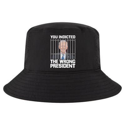 Biden You Indicted The Wrong President Cool Comfort Performance Bucket Hat