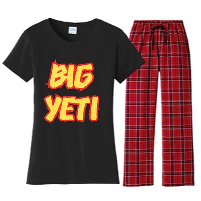 Big Yeti Is The Best Nickname You’Ve Ever Had Funny Kelce Women's Flannel Pajama Set