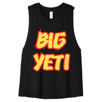 Big Yeti Is The Best Nickname You’Ve Ever Had Funny Kelce Women's Racerback Cropped Tank