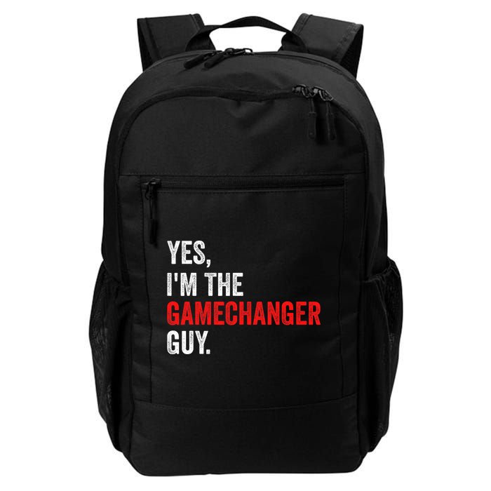 Baseball Yes IM The Gamechanger Guy Funny Backpack