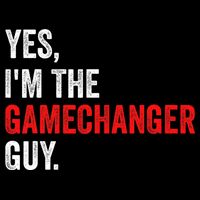 Baseball Yes IM The Gamechanger Guy Funny Flat Bill Trucker Hat
