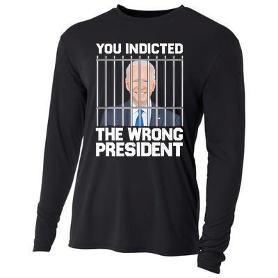 Biden You Indicted The Wrong President Cooling Performance Long Sleeve Crew