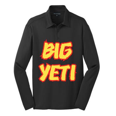 Big Ye.Ti Is The Best Nickname You’Ve Ever Had Funny K.Elce Silk Touch Performance Long Sleeve Polo