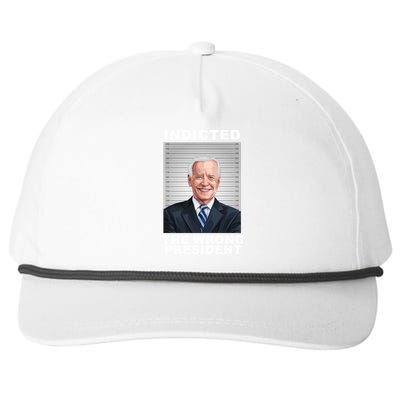 Biden You Indicted The Wrong President Snapback Five-Panel Rope Hat