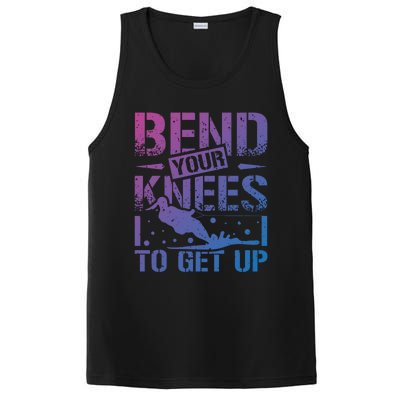 Bend Your Knees Water Skiing Gift PosiCharge Competitor Tank