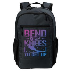 Bend Your Knees Water Skiing Gift Daily Commute Backpack