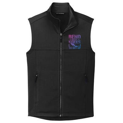 Bend Your Knees Water Skiing Gift Collective Smooth Fleece Vest