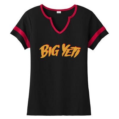 Big Yeti Kansas City Football Fan Ladies Halftime Notch Neck Tee