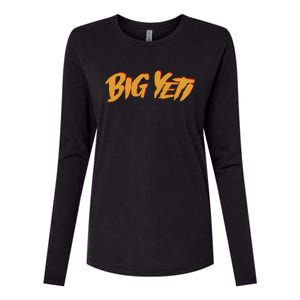 Big Yeti Kansas City Football Fan Womens Cotton Relaxed Long Sleeve T-Shirt