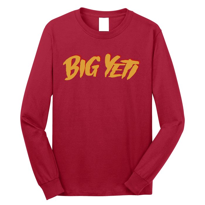 Big Yeti Kansas City Football Fan Long Sleeve Shirt