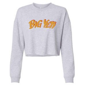 Big Yeti Kansas City Football Fan Cropped Pullover Crew