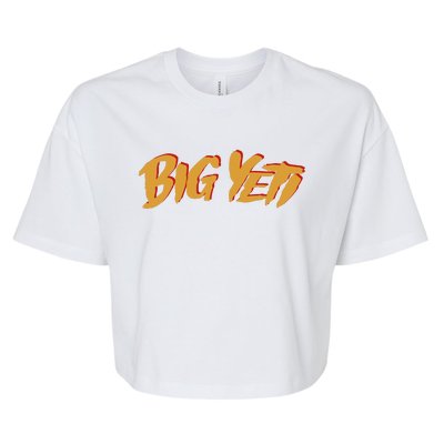 Big Yeti Kansas City Football Fan Bella+Canvas Jersey Crop Tee