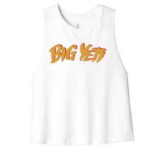 Big Yeti Kansas City Football Fan Women's Racerback Cropped Tank