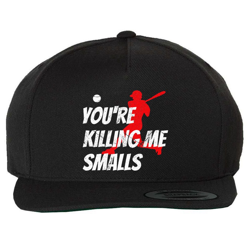 Baseball Youre Killin Me Smalls Funny Wool Snapback Cap