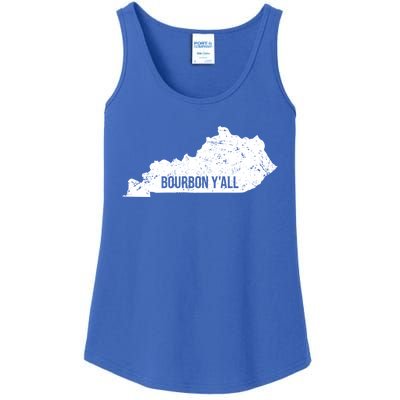 Bourbon Y'all Kentucky Ky Horse Racing Derby Infield Day Meaningful Gift Ladies Essential Tank