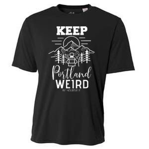 Be Yourself Keep Portland Weird Mount Hood Oregon State Cooling Performance Crew T-Shirt