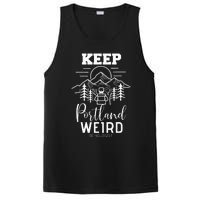 Be Yourself Keep Portland Weird Mount Hood Oregon State PosiCharge Competitor Tank