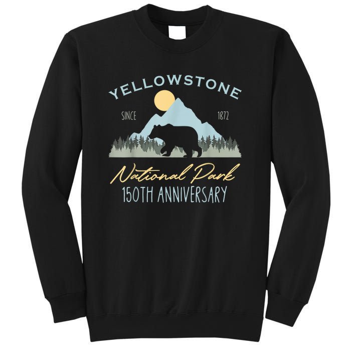 Bear Y.e.ll.o.w.s.to.ne National Park Funny 150th Anniversary Sweatshirt