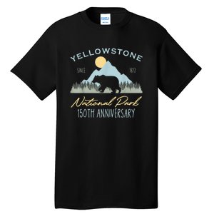 Bear Y.e.ll.o.w.s.to.ne National Park Funny 150th Anniversary Tall T-Shirt