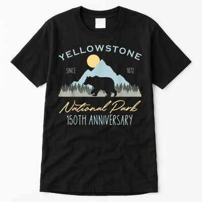 Bear Y.e.ll.o.w.s.to.ne National Park Funny 150th Anniversary Tall T-Shirt