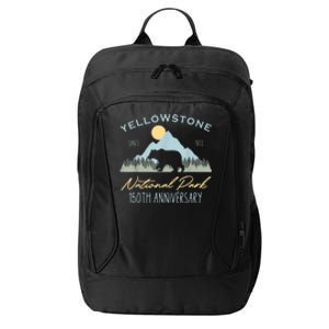 Bear Y.e.ll.o.w.s.to.ne National Park Funny 150th Anniversary City Backpack