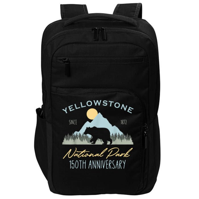 Bear Y.e.ll.o.w.s.to.ne National Park Funny 150th Anniversary Impact Tech Backpack