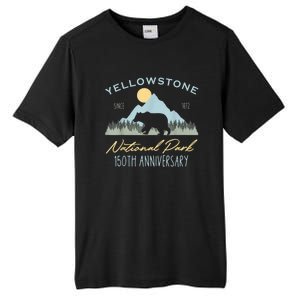 Bear Y.e.ll.o.w.s.to.ne National Park Funny 150th Anniversary Tall Fusion ChromaSoft Performance T-Shirt