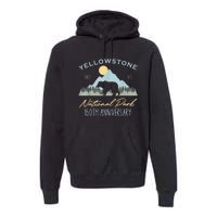 Bear Y.e.ll.o.w.s.to.ne National Park Funny 150th Anniversary Premium Hoodie