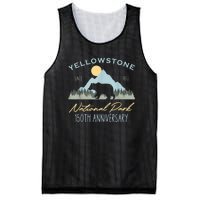 Bear Y.e.ll.o.w.s.to.ne National Park Funny 150th Anniversary Mesh Reversible Basketball Jersey Tank