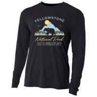 Bear Y.e.ll.o.w.s.to.ne National Park Funny 150th Anniversary Cooling Performance Long Sleeve Crew