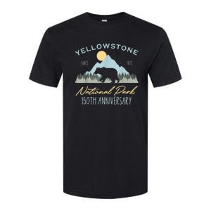 Bear Y.e.ll.o.w.s.to.ne National Park Funny 150th Anniversary Softstyle CVC T-Shirt