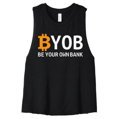 Be Your Own Bank Women's Racerback Cropped Tank