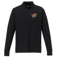 Be Your Own Super Hero Motivational Quotes Performance Long Sleeve Polo