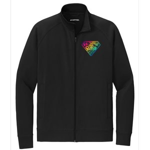 Be Your Own Super Hero Motivational Quotes Stretch Full-Zip Cadet Jacket