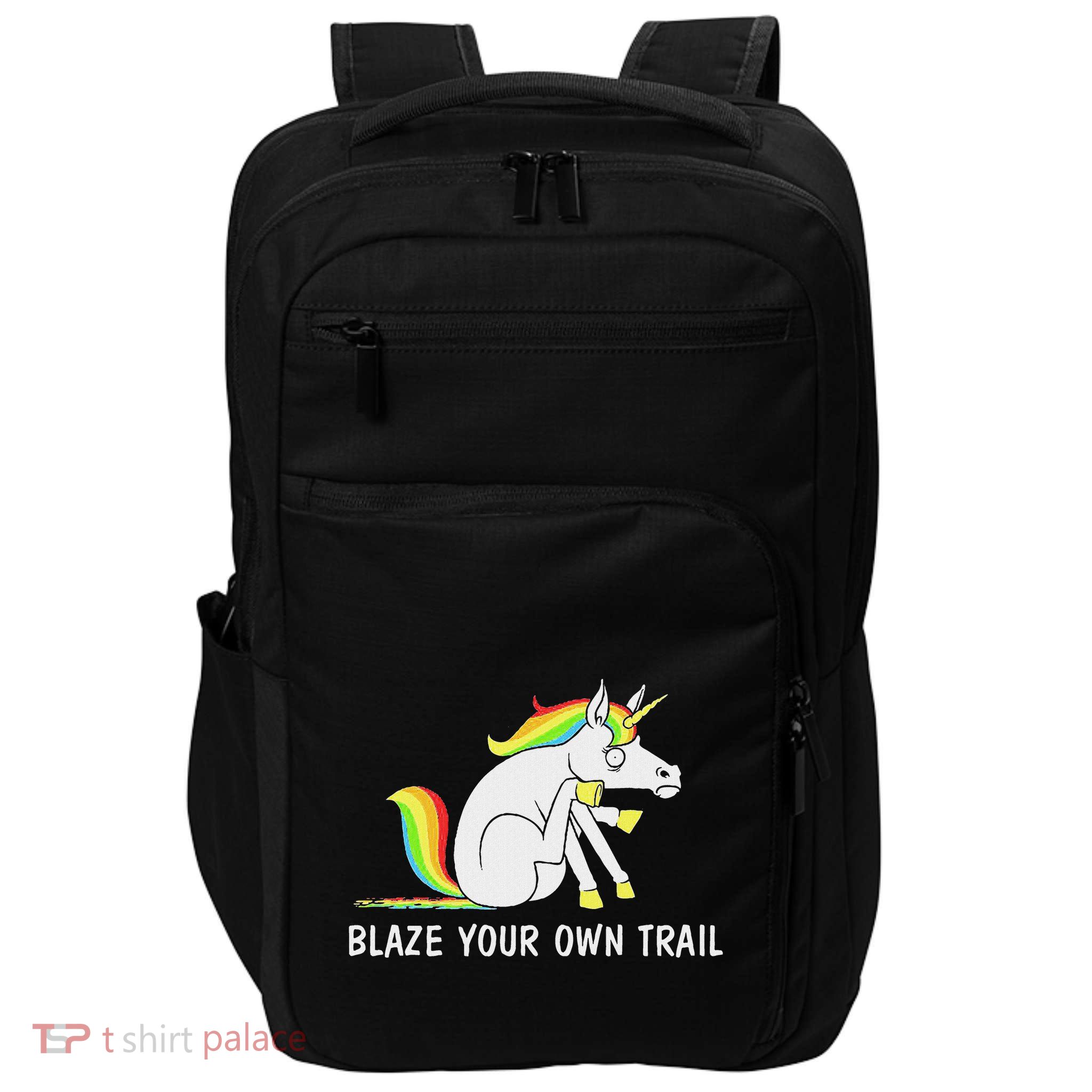 Blaze Your Own Trail Unicorn Impact Tech Backpack