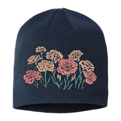 Be Your Own Garden Floral Quote Sustainable Beanie