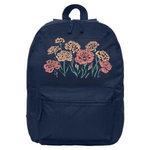 Be Your Own Garden Floral Quote 16 in Basic Backpack