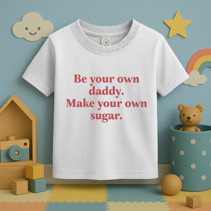 Be Your Own Daddy Make Your Own Sugar Toddler T-Shirt