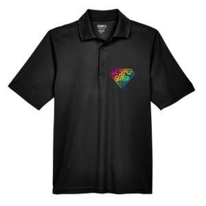 Be Your Own Super Hero Motivational Men's Origin Performance Pique Polo