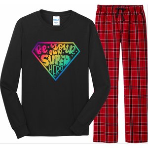 Be Your Own Super Hero Motivational Long Sleeve Pajama Set